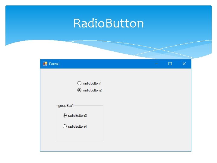 Radio. Button 