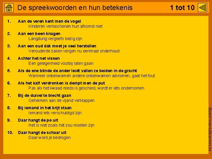 Spreekwoorden verkennen met Pieter Brueghel de Oudere geert