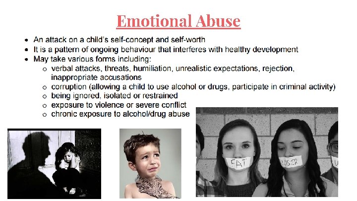 Emotional Abuse 