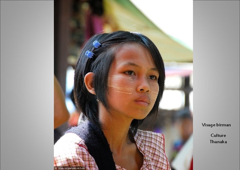 Visage birman Culture Thanaka 