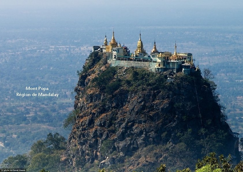 Mont Popa Région de Mandalay 