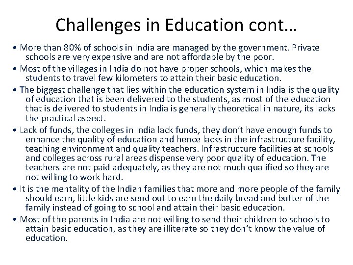 Education In India Trends and Challenges Basic Education