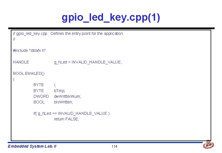 gpio_led_key. cpp(1) // gpio_led_key. cpp : Defines the entry point for the application. //
