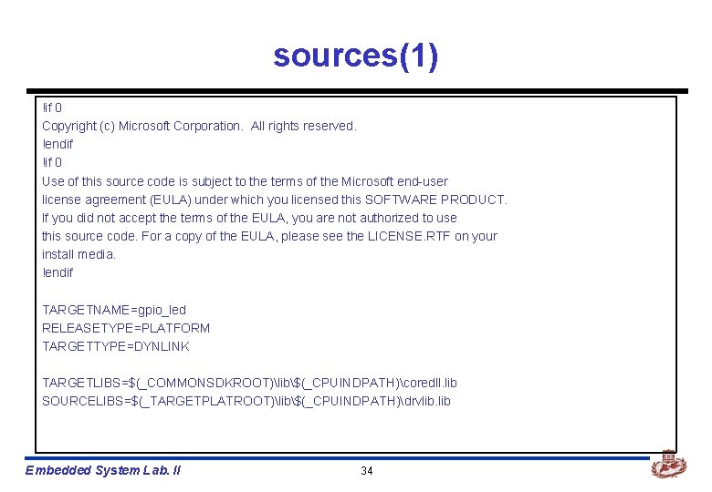 sources(1) !if 0 Copyright (c) Microsoft Corporation. All rights reserved. !endif !if 0 Use