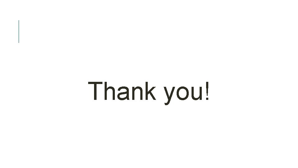 Thank you! 