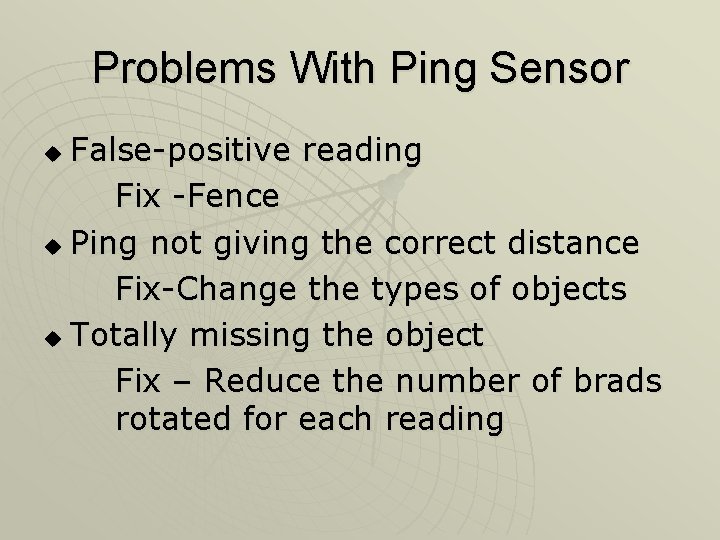 Problems With Ping Sensor False-positive reading Fix -Fence u Ping not giving the correct