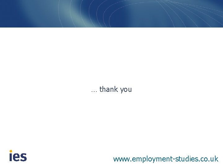 … thank you www. employment-studies. co. uk 