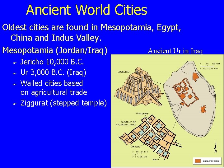 Ancient World Cities Oldest cities are found in Mesopotamia, Egypt, China and Indus Valley.