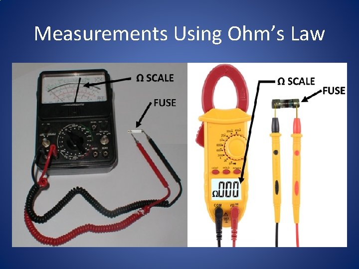 Measurements Using Ohm’s Law 