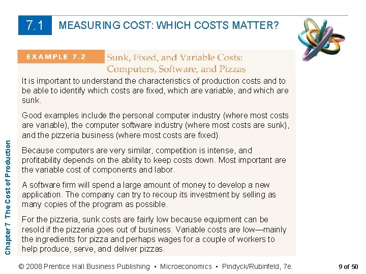 7. 1 MEASURING COST: WHICH COSTS MATTER? It is important to understand the characteristics