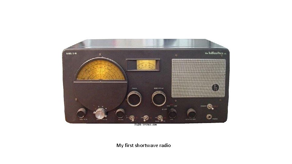 My first shortwave radio 