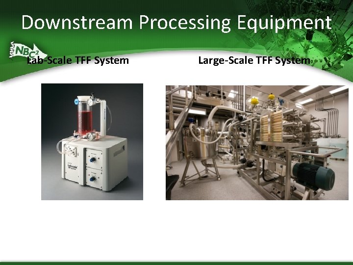 Downstream Processing Equipment Lab-Scale TFF System Large-Scale TFF System Downstream Processing Equipment Lab-Scale TFF System Large-Scale TFF System