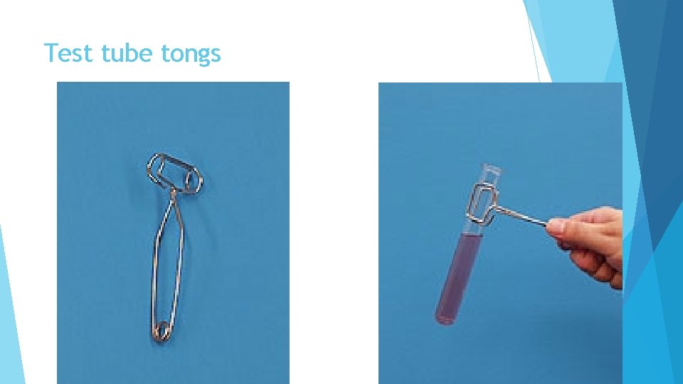 Test tube tongs 