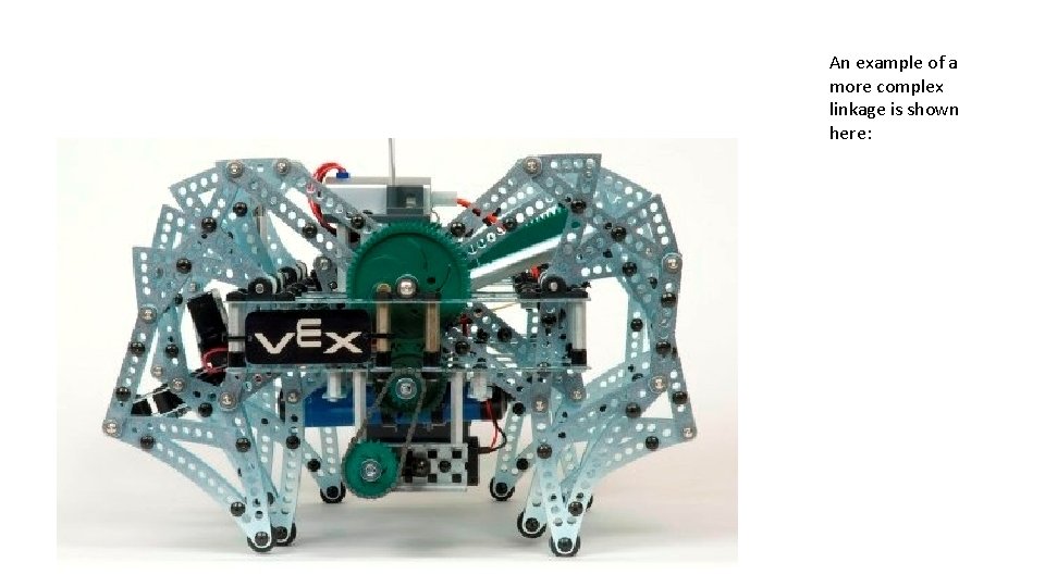 An example of a more complex linkage is shown here: 