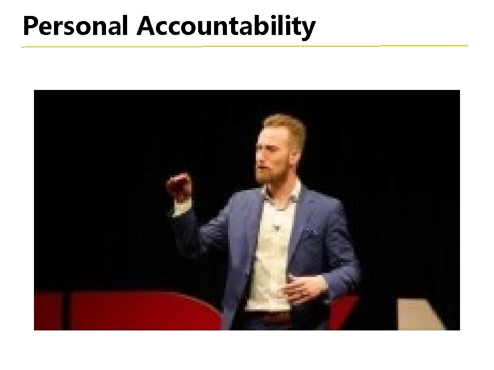 Personal Accountability 