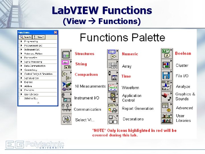 Lab. VIEW Functions (View Functions) 