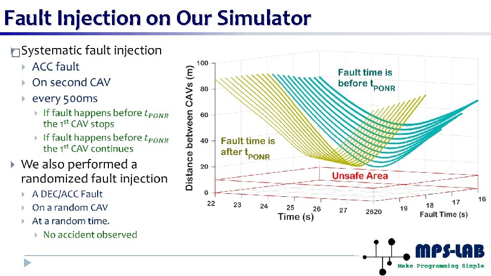 Fault Injection on Our Simulator � 