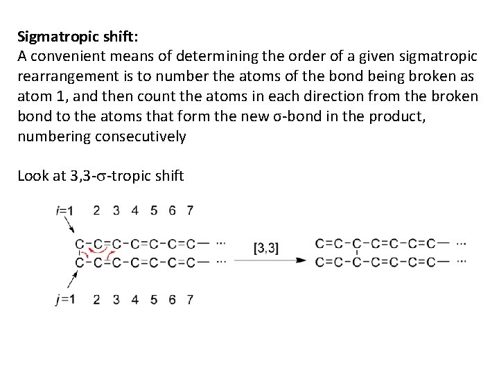 Sigmatropic shift: A convenient means of determining the order of a given sigmatropic rearrangement