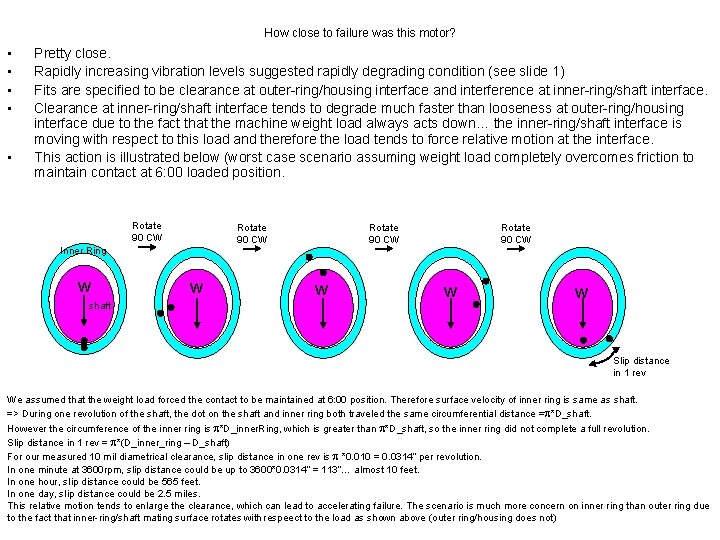 How close to failure was this motor? • • • Pretty close. Rapidly increasing