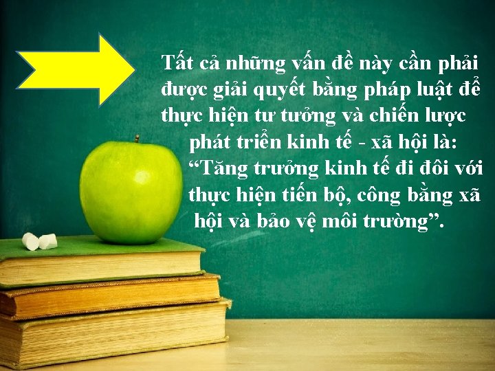 Tất cả những vấn đề này cần phải được giải quyết bằng pháp luật