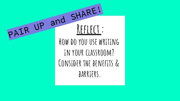 ! E R SHA d n a P U Reflect : R I A ! E R SHA d n a P U Reflect : R I A
