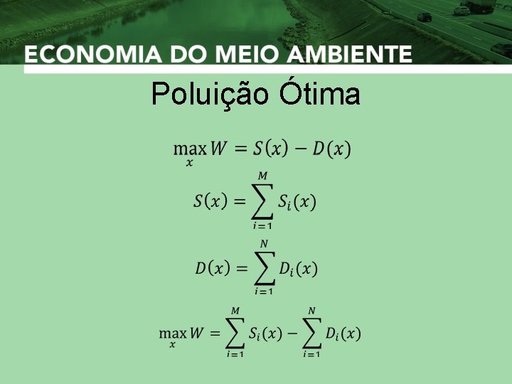 Poluição Ótima 