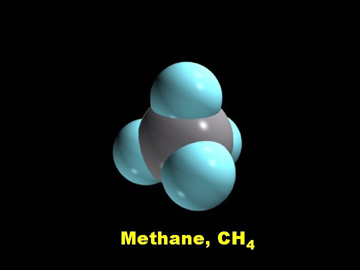 Methane, CH 4 