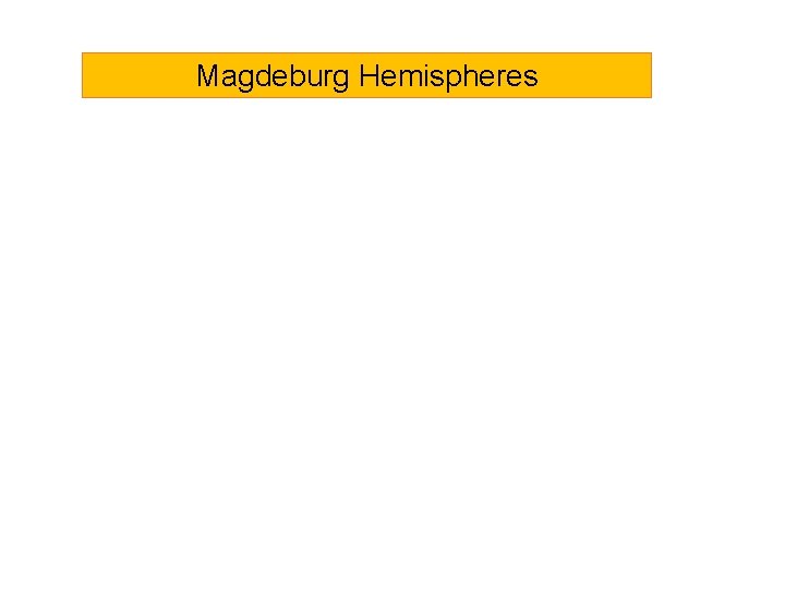 Magdeburg Hemispheres 