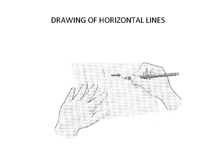 DRAWING OF HORIZONTAL LINES 