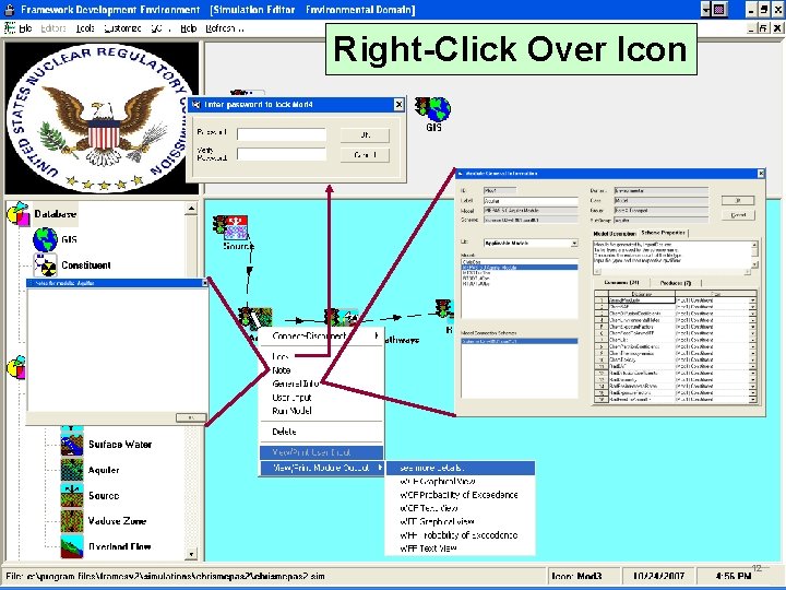 Right-Click Over Icon 12 