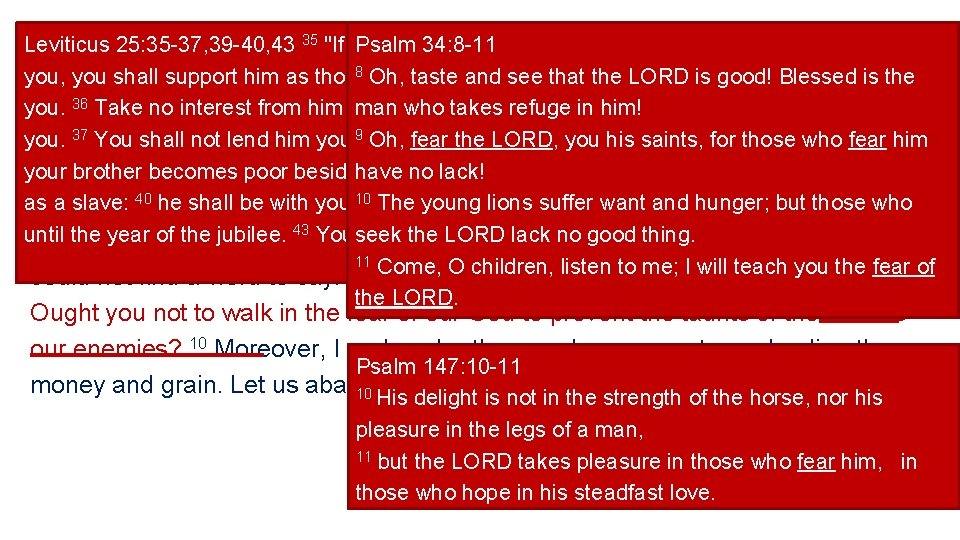 Nehemiah 5 Leviticus 25: 35 -37, 39 -40, 43 35 "If your himself Whatbrother Nehemiah 5 Leviticus 25: 35 -37, 39 -40, 43 35 "If your himself Whatbrother
