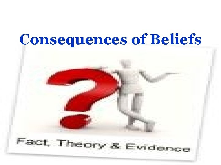 Consequences of Beliefs 