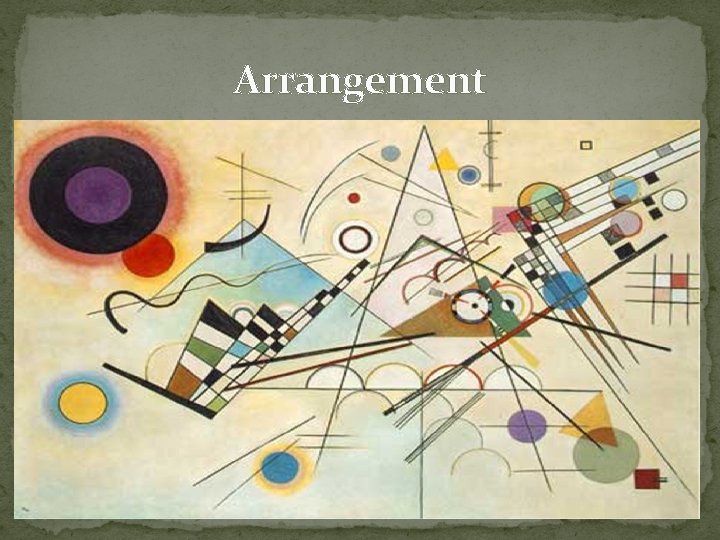 Arrangement 