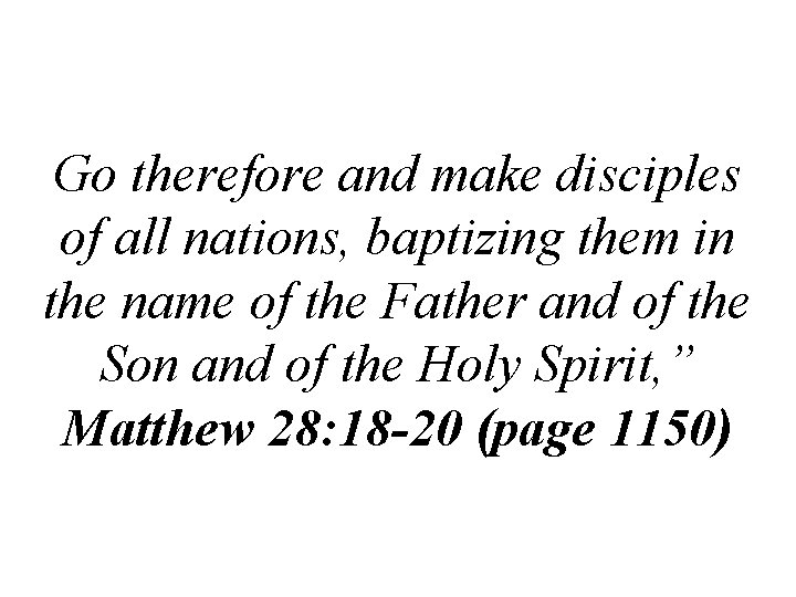 Confirmation Lesson Six Understanding Holy Baptism And Jesus