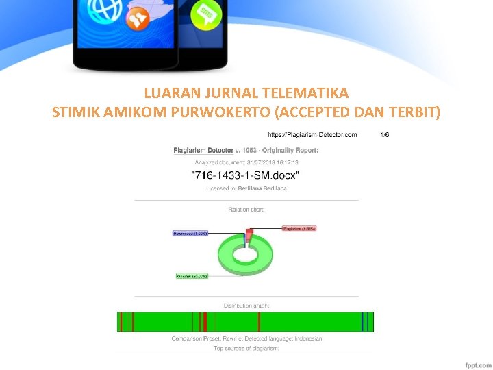 LUARAN JURNAL TELEMATIKA STIMIK AMIKOM PURWOKERTO (ACCEPTED DAN TERBIT) 