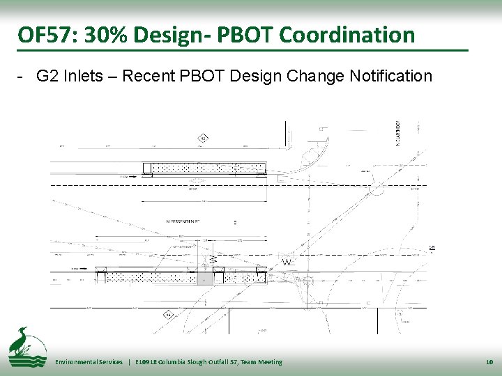 OF 57: 30% Design- PBOT Coordination - G 2 Inlets – Recent PBOT Design