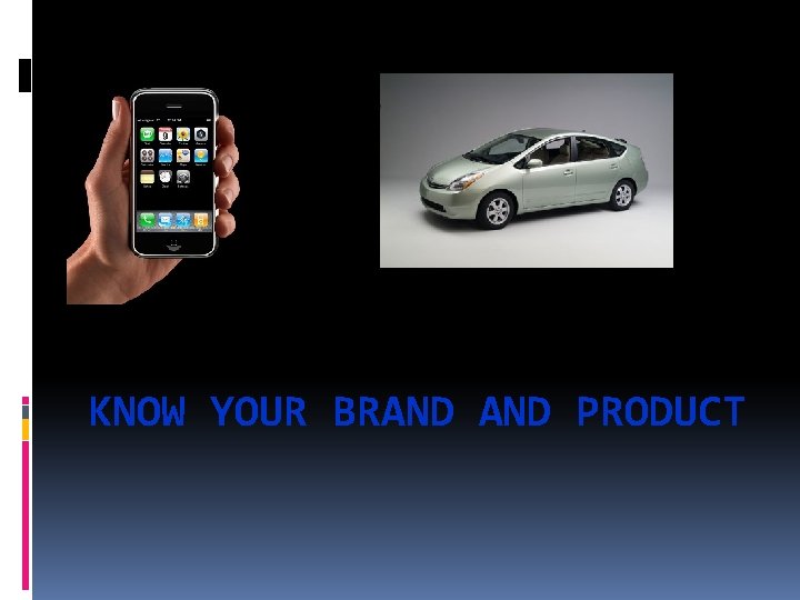 KNOW YOUR BRAND PRODUCT 