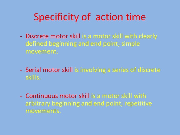 Motor Skills Ashira Hiruntrakul Ph D Important vocabulary