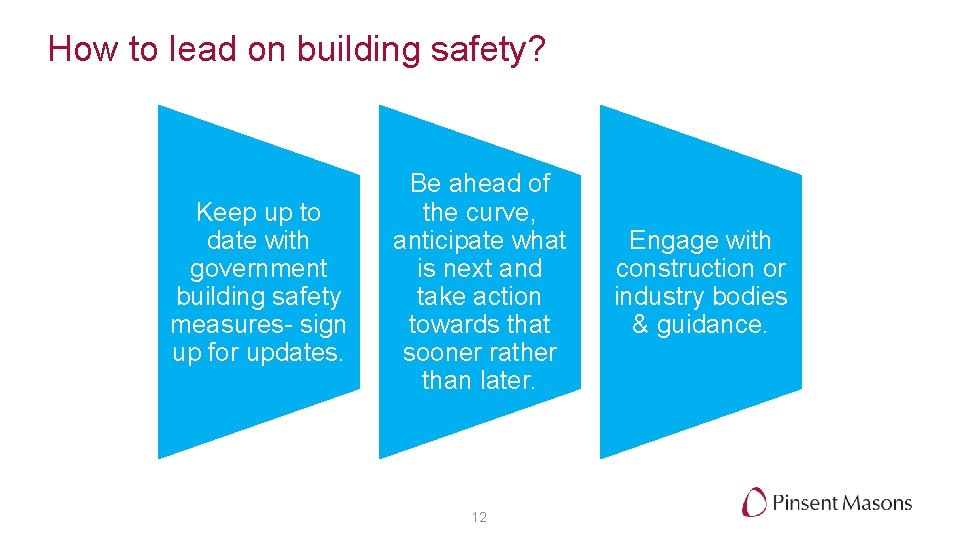 How to lead on building safety? Keep up to date with government building safety