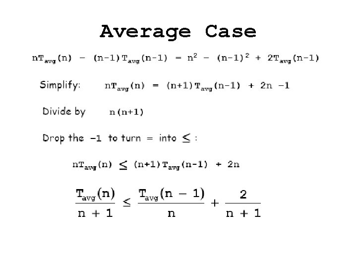 Average Case 