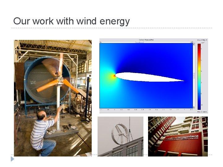 Our work with wind energy 