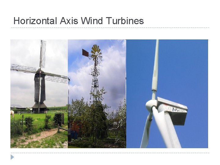Horizontal Axis Wind Turbines 