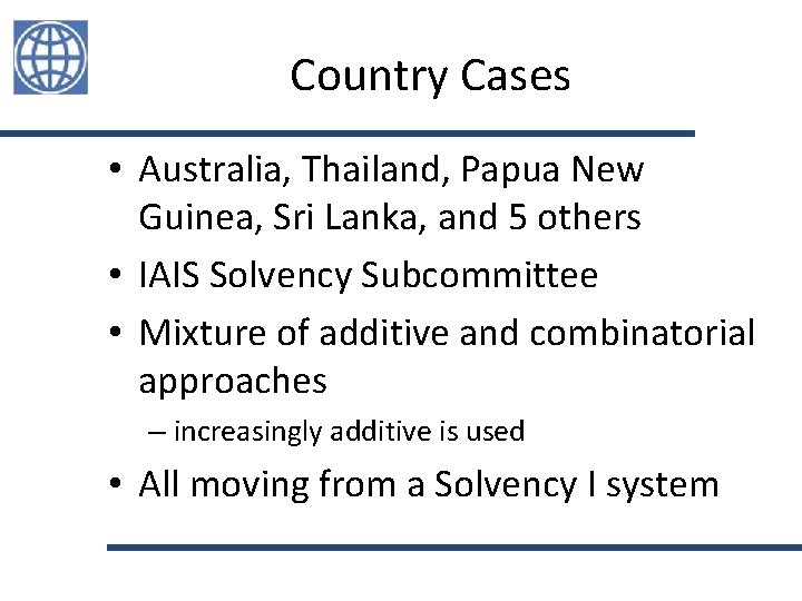 Country Cases • Australia, Thailand, Papua New Guinea, Sri Lanka, and 5 others •
