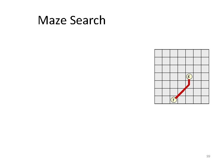 Maze Search S T 99 