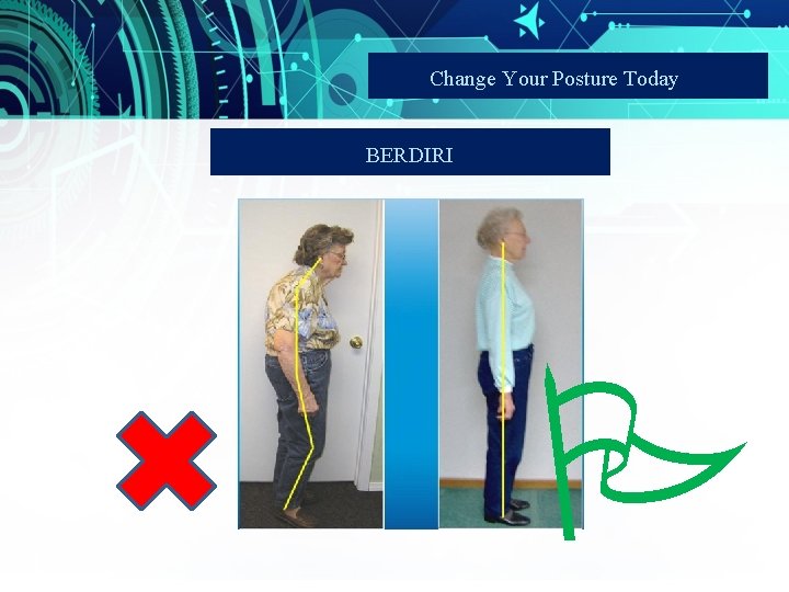 Change Your Posture Today BERDIRI 