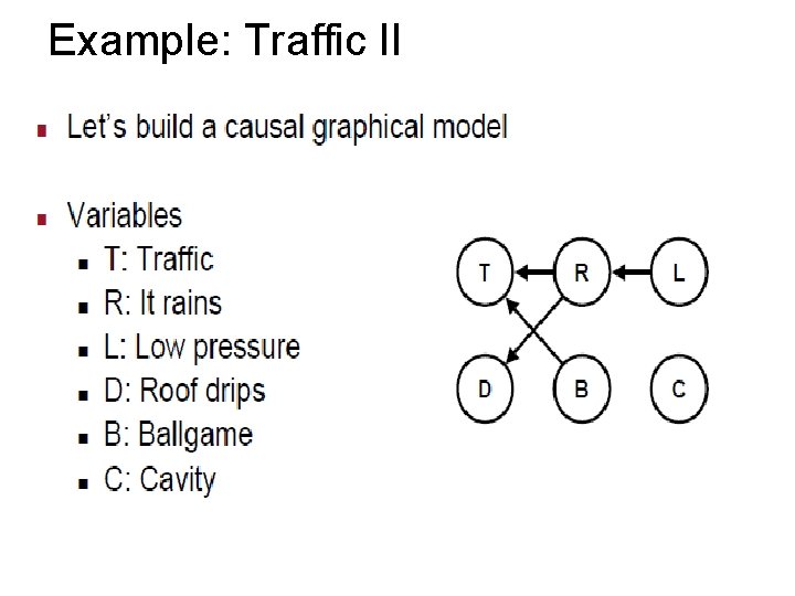 Example: Traffic II 