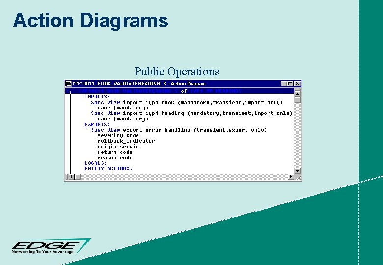 Action Diagrams Public Operations 