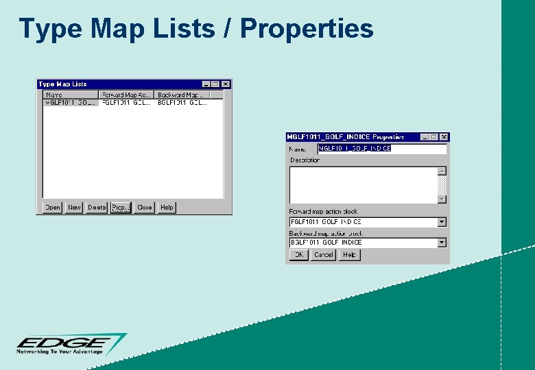 Type Map Lists / Properties 