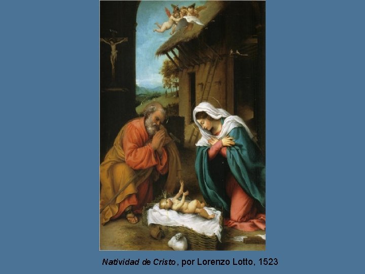 Natividad de Cristo, por Lorenzo Lotto, 1523 