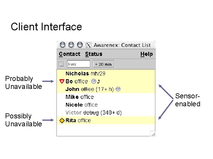 Client Interface Probably Unavailable Sensorenabled Possibly Unavailable 